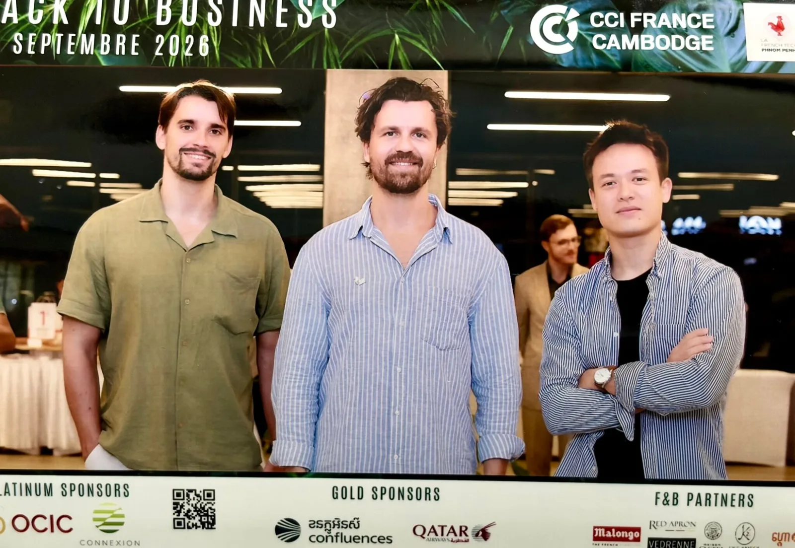 TechFlow at the CCI France Cambodia Back to Business evening
